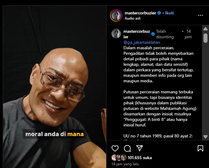 Deddy Corbuzier kesal dengan Humas PA Jaksel